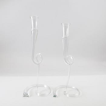 Lisa Hilland, Ljusstakar "Sprout" ett par, i samarbete med Reijmyre Glasbruk.