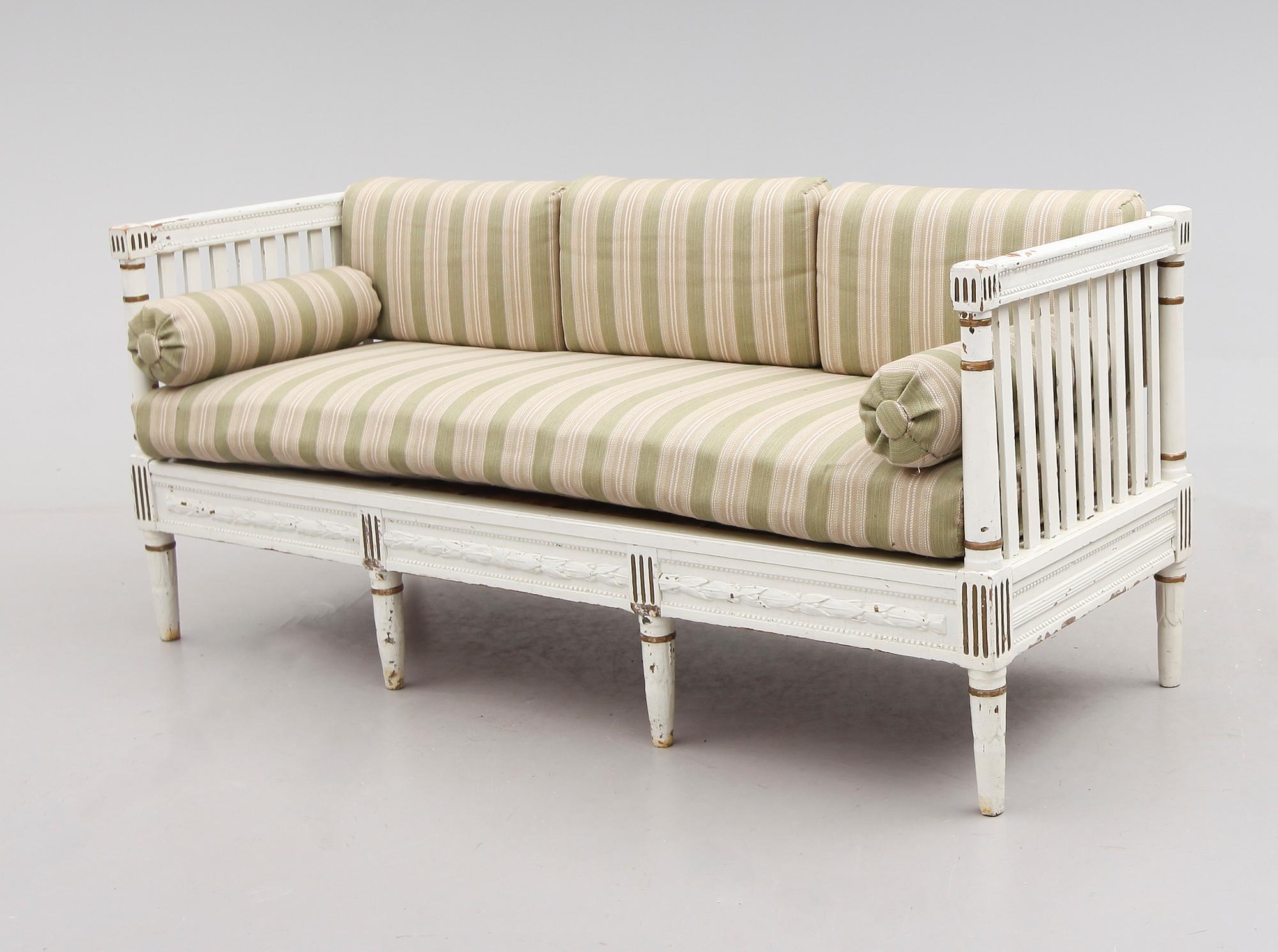SOFFA, gustaviansk, 1700-talets slut.