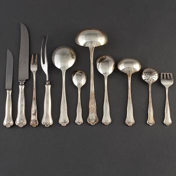 SILVERBESTICK med schatull, 233 delar, Hallbergs, 1940-tal.