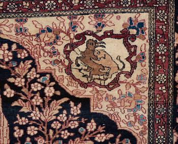 SEMI-ANTIQUE ESFAHAN. 200 x 138,5 cm.