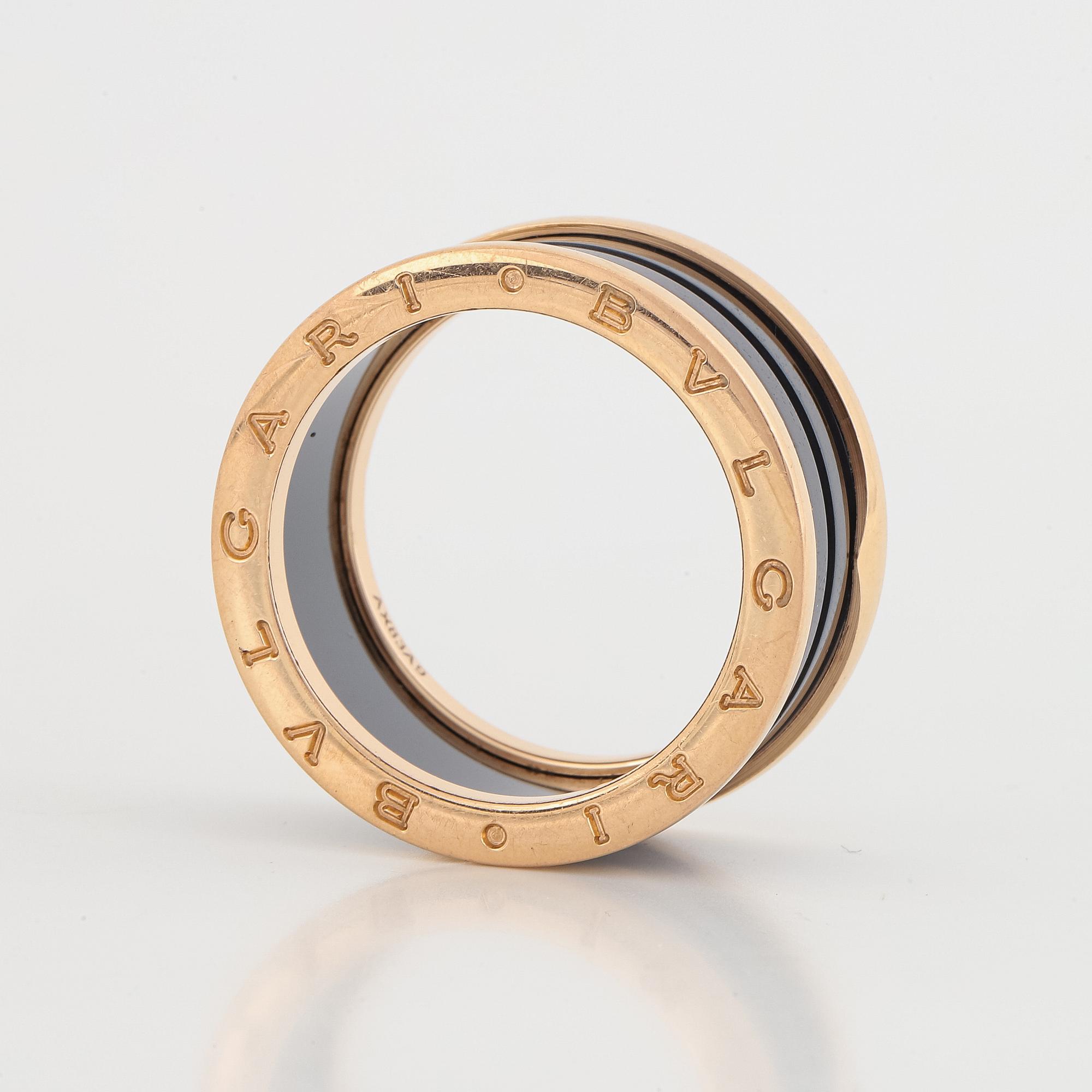 Bulgari ring B zero.