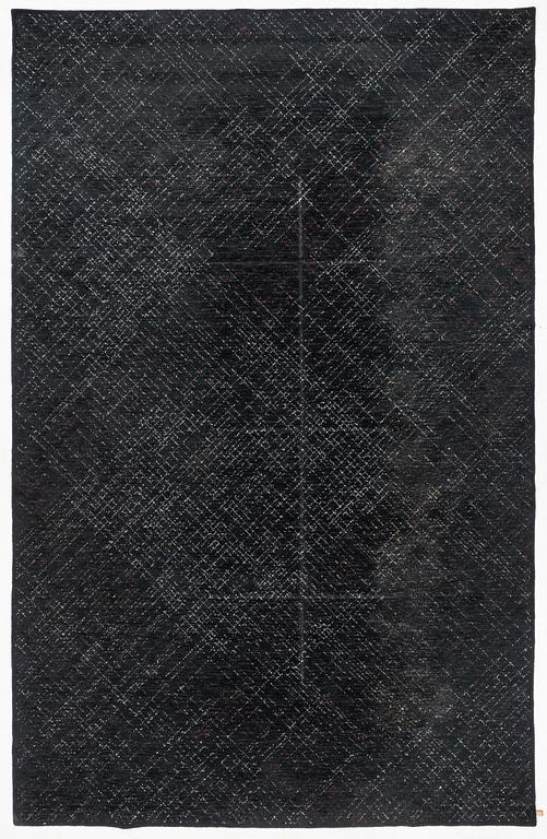 Maja Johansson Starander, matta, handtuftad, "Diamond 501", Kasthall, 2019, ca 465 x 295 cm.