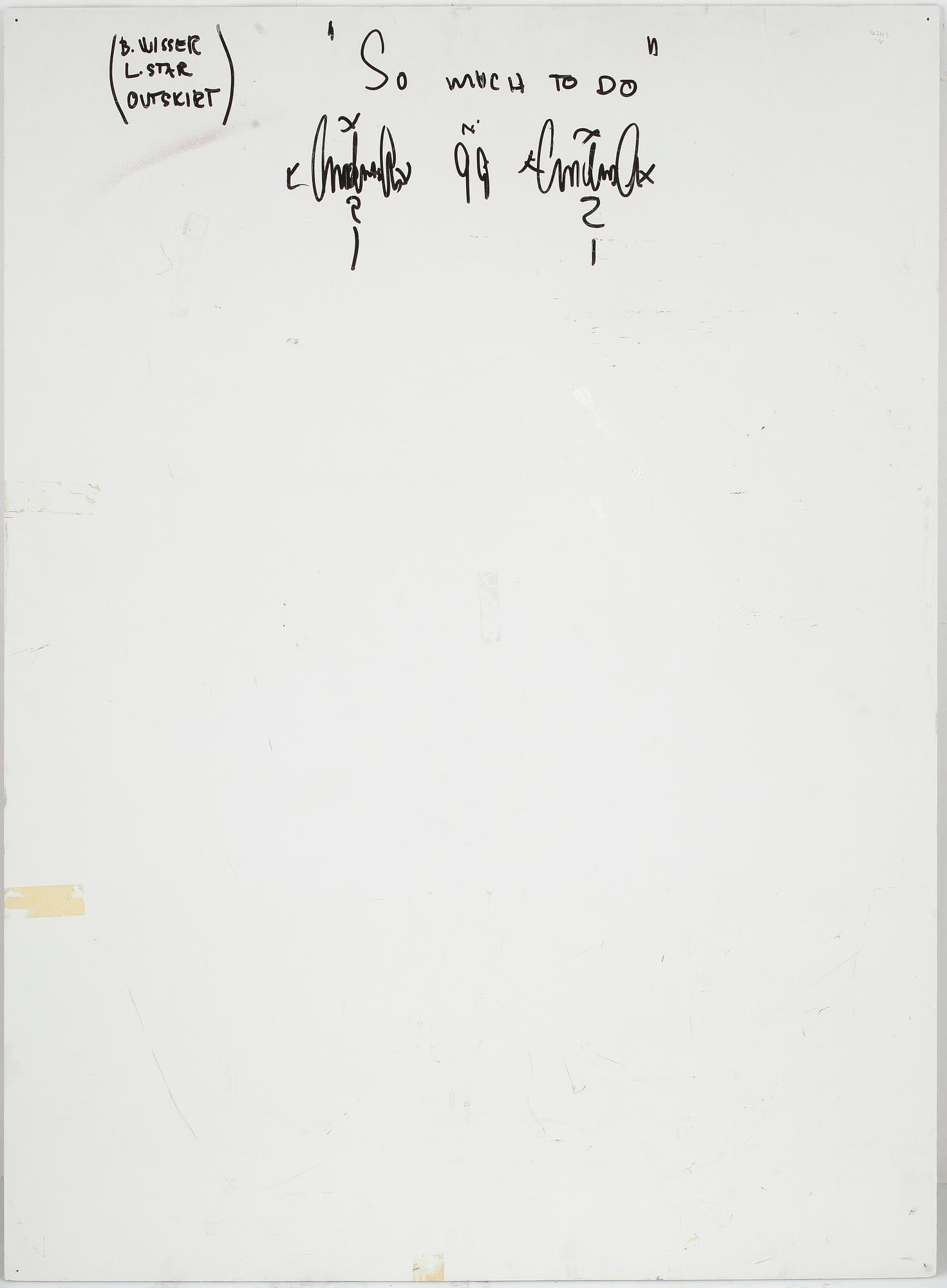 ANDERS A (ANDERSSON), blandteknik. Sign a tergo.