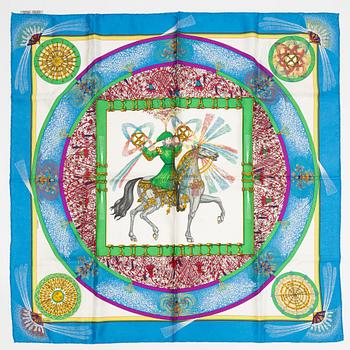 Hermès, a silk scarf, 'Feux d'Artifice'.