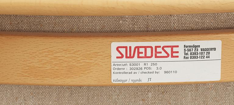 FÅTÖLJ, "Lamino", Yngve Ekström, 1900-talets andra hälft.