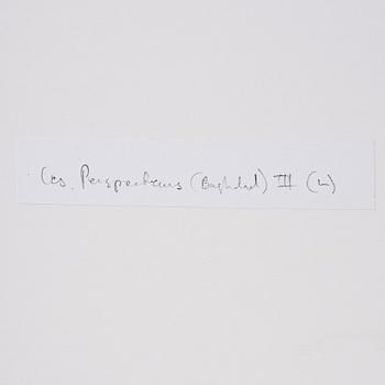 Sophie Tottie, "Les Perspecteurs (Baghdad) III (L)".