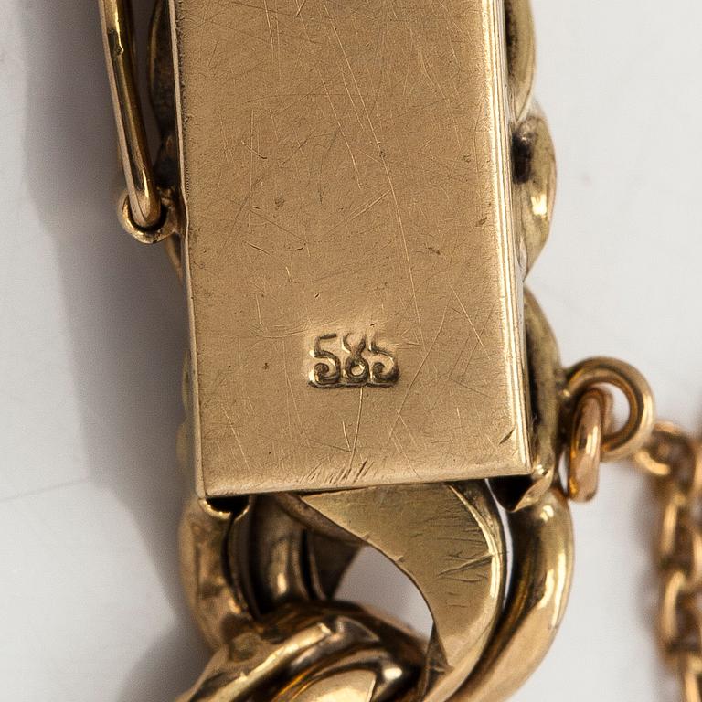 Armband, 14K guld.