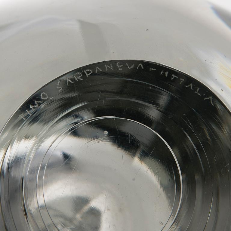 Timo Sarpaneva, Glasskulptur, signerad Timo Sarpaneva, Iittala.