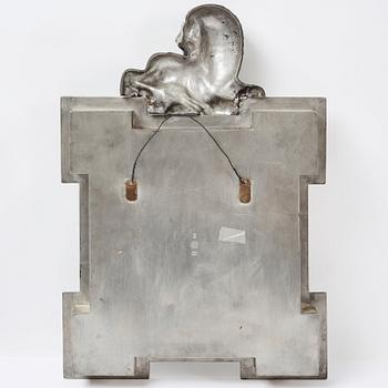 Anna Petrus, An Anna Petrus pewter mirror, Svenskt Tenn, Sweden 1929.