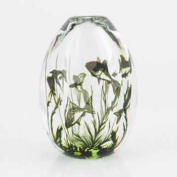 Edward Hald, vas, fiskgraal, Orrefors.