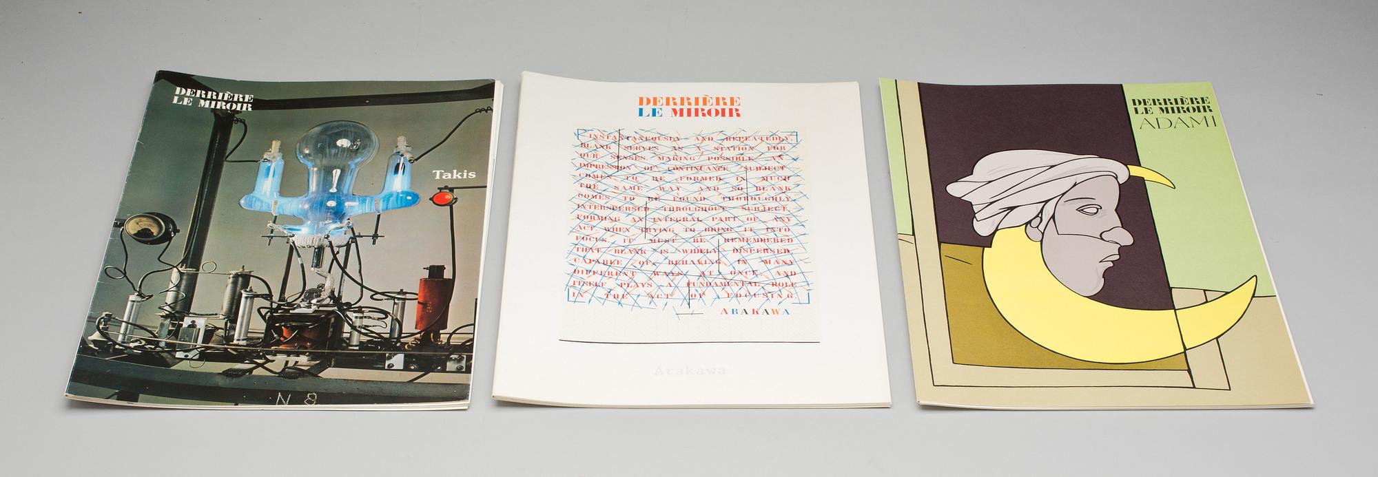 TIDSKRIFTER, 15 st, "Derriere le Miroir". Innehållande litografier.