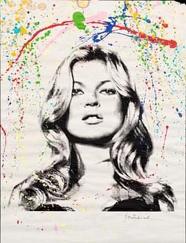 MR BRAINWASH, silkscreen med acryl signerad.
