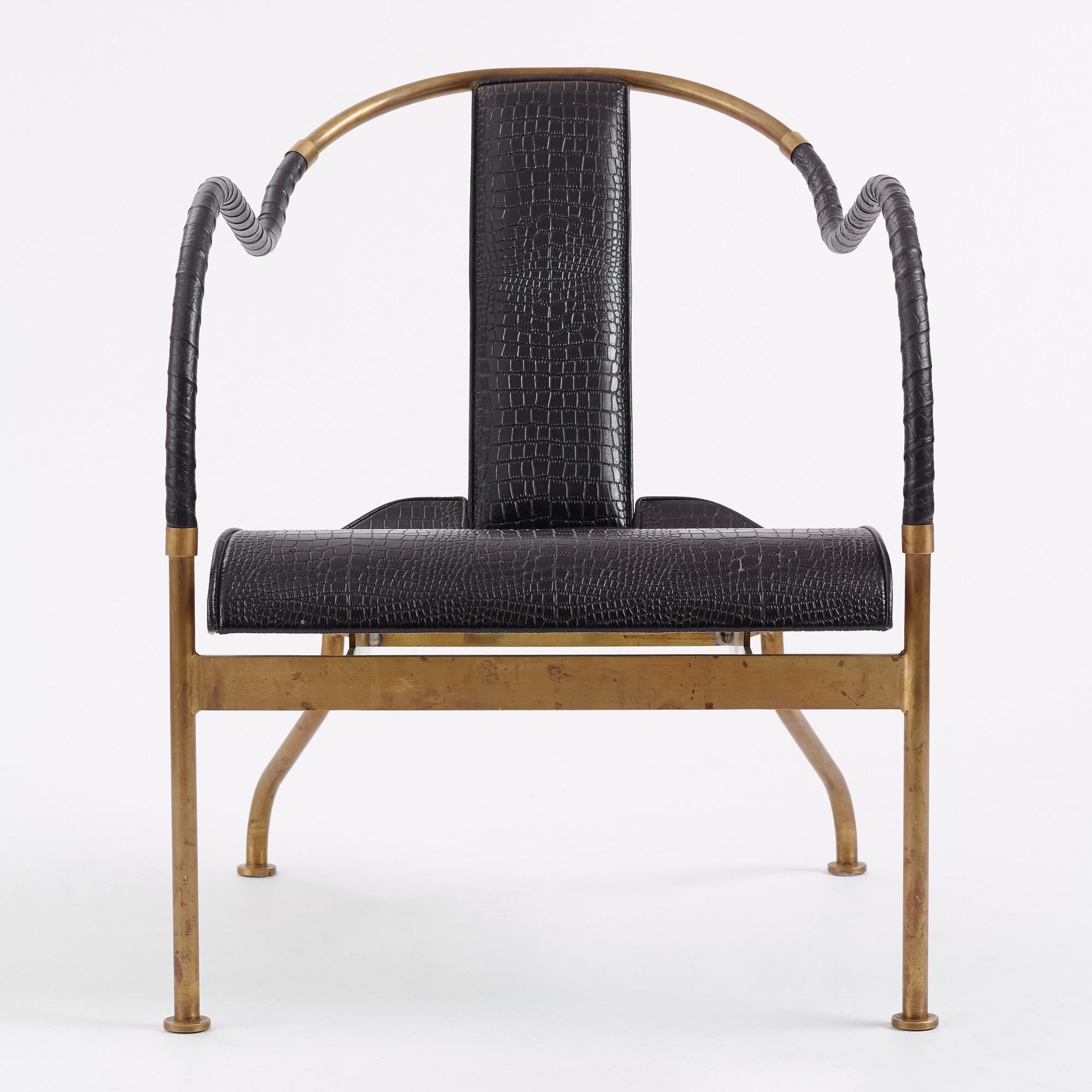 Mats Theselius, an 'el Rey' armchair, ed. 153/360, Källemo, Sweden, post 1999.