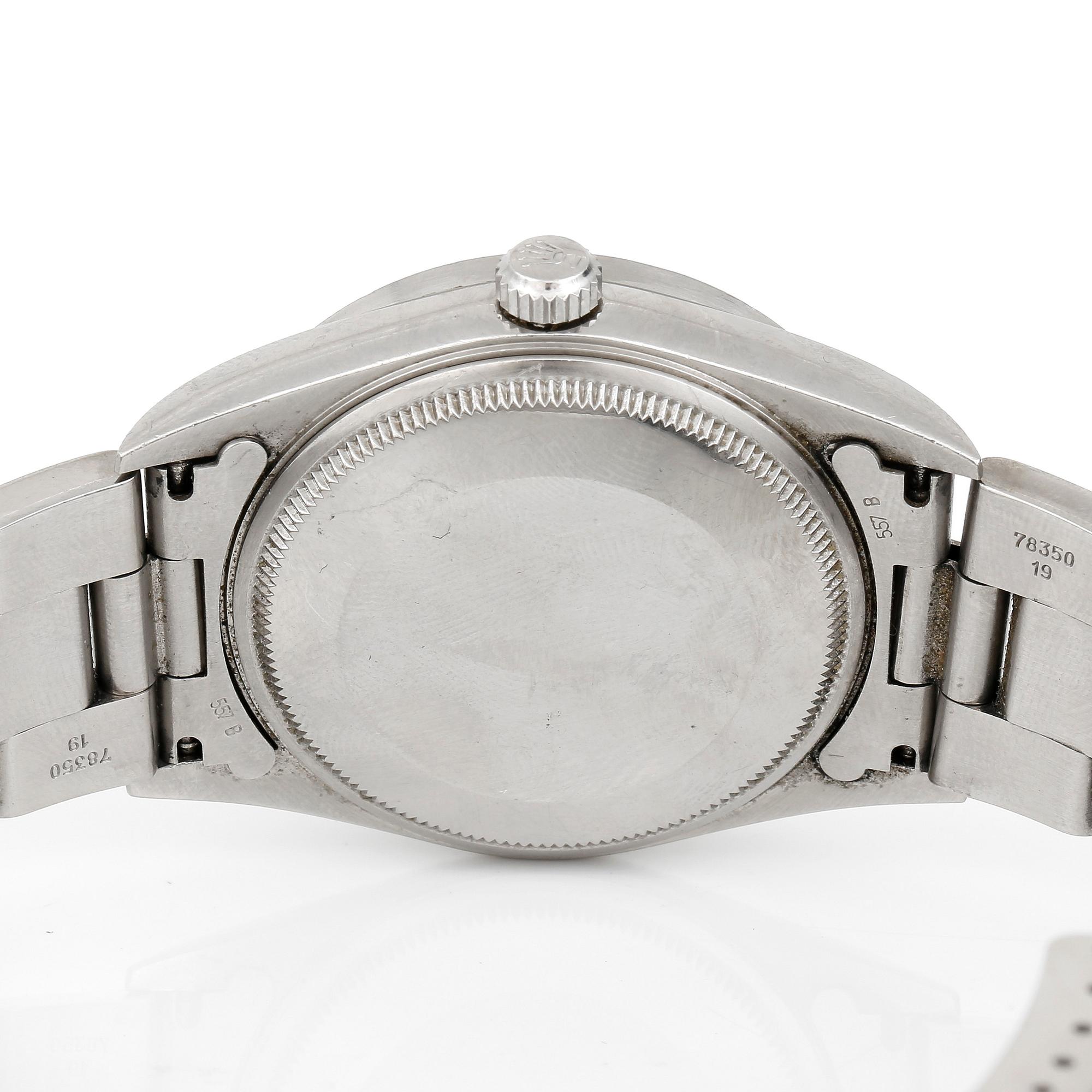 ARMBANDSUR, Rolex, Air King, Ø 34 mm, stål, automatisk, oysterlänk med viklås.