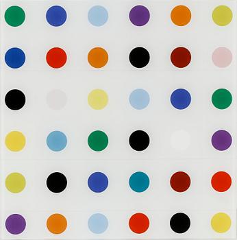 ANDREAS LUNDBERG, "Super Dots", gicleetryck på plexiglas, signerad och numrerad a tergo 1/15.