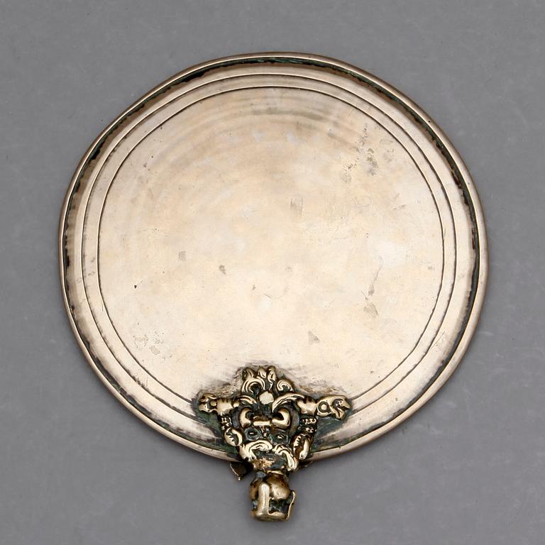 PROCESSIONSSPEGEL, mässing, Tibet, 1800-tal.