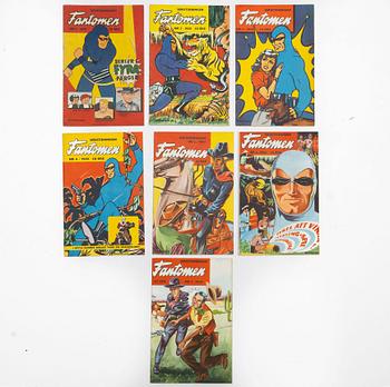 Comic books, Fantomen, no. 1–7, 1950.