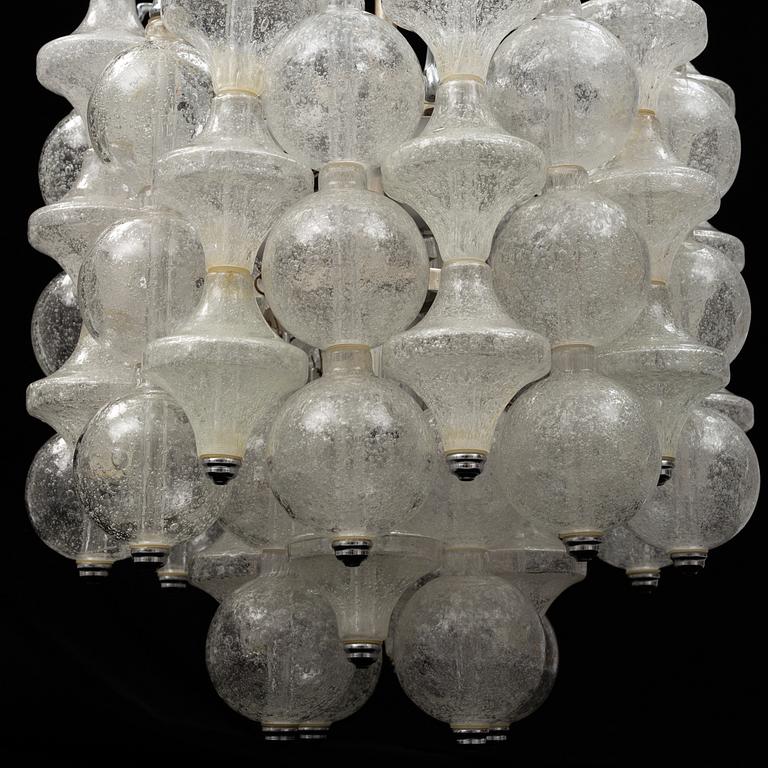 A 'Tulipan' chandelier from J.T. Kalmar, Austria, 1960's/70's.