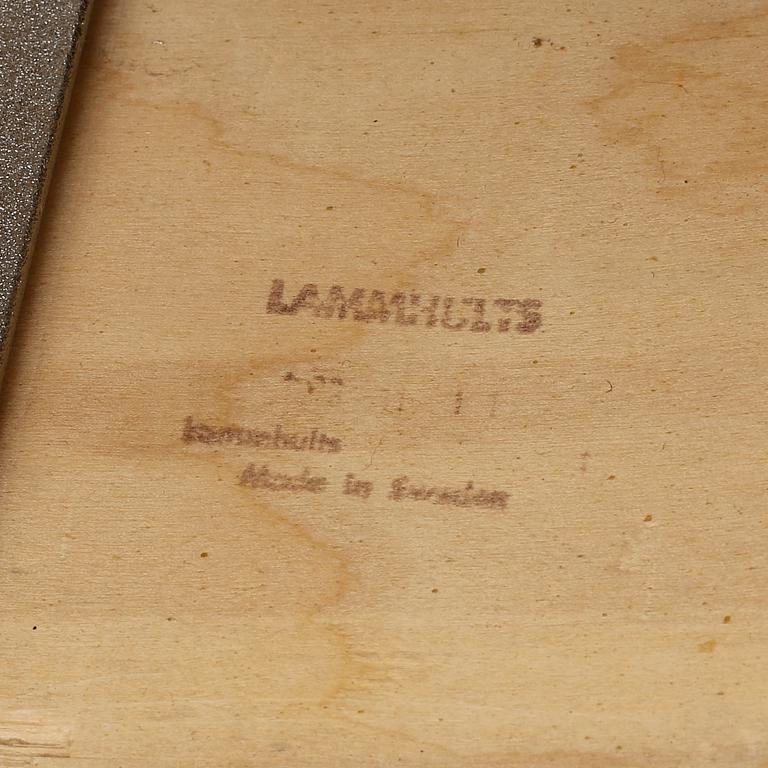 FÅTÖLJER, ett par, Börge Lindau samt Bo Lindekrantz, Lammhults, 1980-tal.