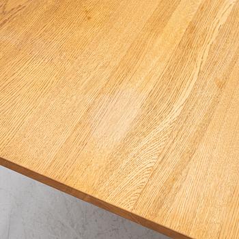 A contemporary dining table.