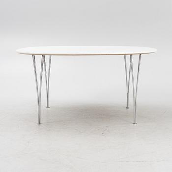 Bruno Mathsson & Piet Hein, a 'Supercirkel' dining table, Fritz Hansen, Denmark 1996.