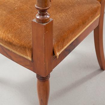 Six Finnish/Russian armchairs from the 19th century.