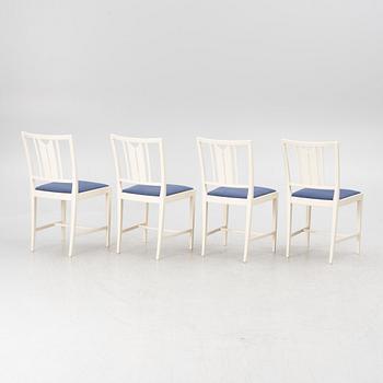 Carl Malmsten, four chairs, "Ulfåsa", Bodafors, 1963.