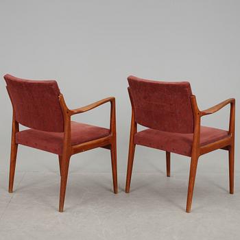 KARMSTOLAR, ett par, Karl-Erik Ekselius, 1960-tal.