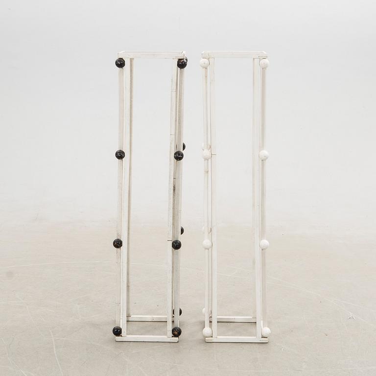 Pedestals a pair Art Deco style 20th century.