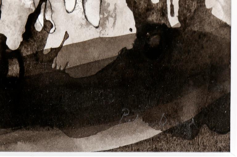 PETER DAHL, akvarell på papper, signerad.