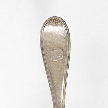 Spoons, 17 pieces, Sweden, 19th–20th century.