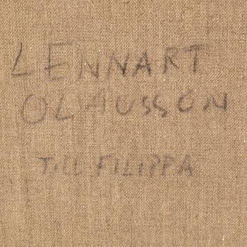 LENNART OLAUSSON, oil on canvas, signed verso.