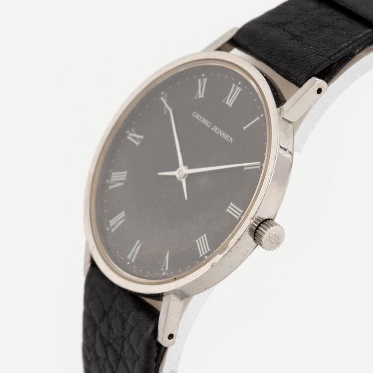 GEORG JENSEN, design Henning Koppel, wristwatch, 32,5 mm.