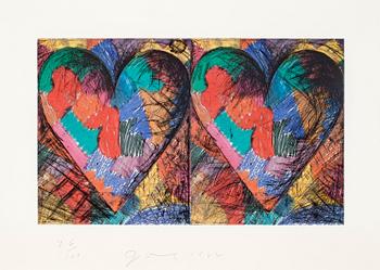 121B. Jim Dine, "Louisiana hearts".