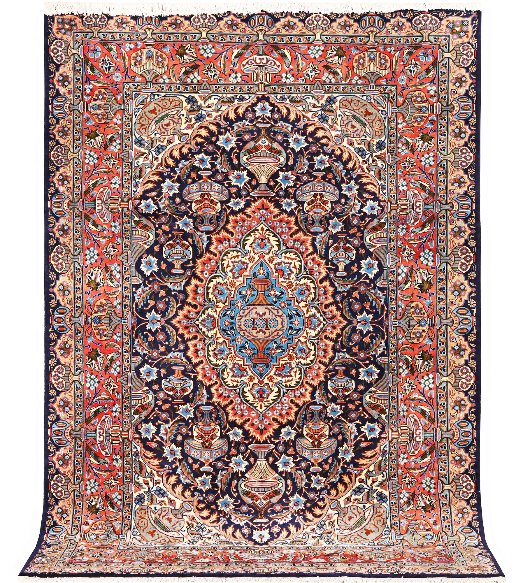 A Kashmar carpet, c. 310 x 203 cm.
