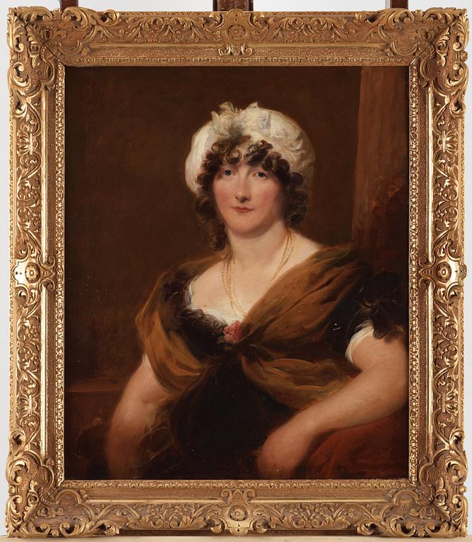 Thomas Lawrence Circle of, THOMAS LAWRENCE, in the manner of , oil on canvas.