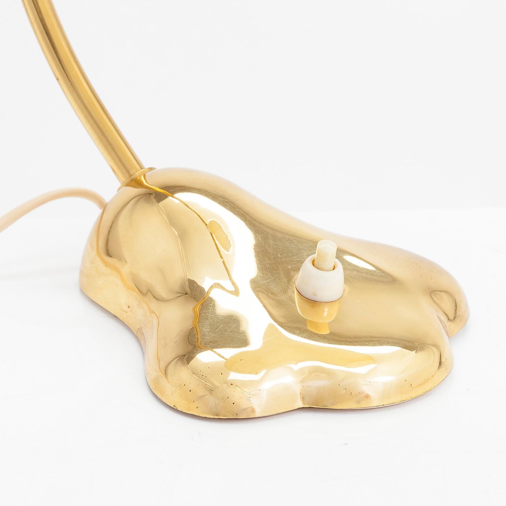 A mid 20th- century table light for Valinte, Finland.