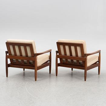 Erik Wörtz, armchairs, a pair, "Kolding", 1960s.