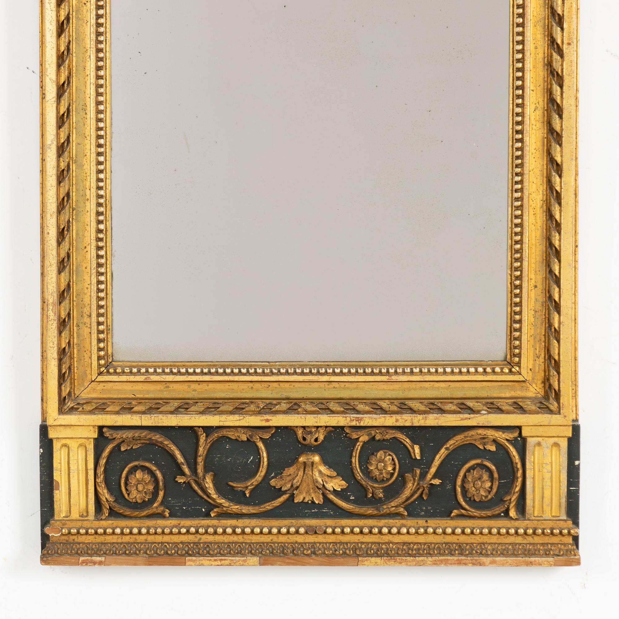 Spegel, sengustaviansk, 1700-tal.
