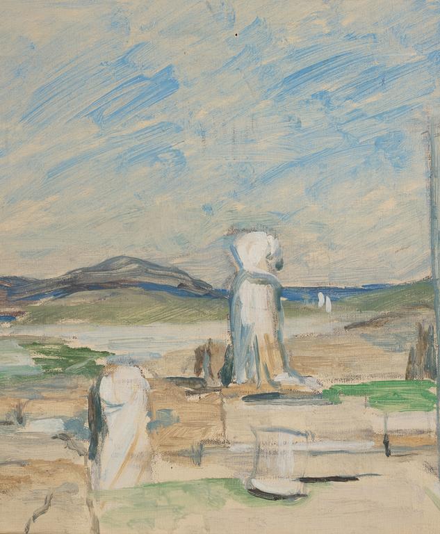 HUGO ZUHR, oil on canvas, signed and dated 1938 on verso.