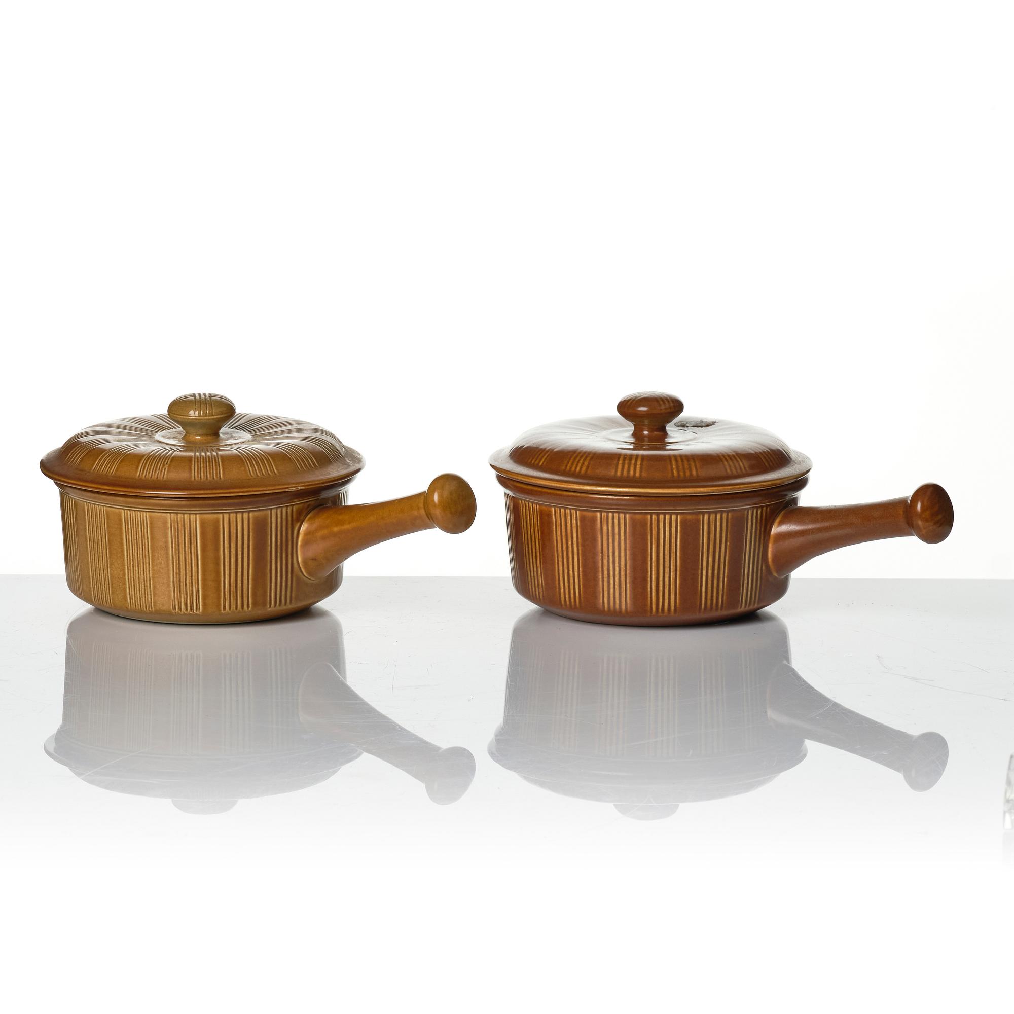 Wilhelm Kåge, servisdelar, 14 st, "Eldorado", Gustavsberg, 1936-1962.
