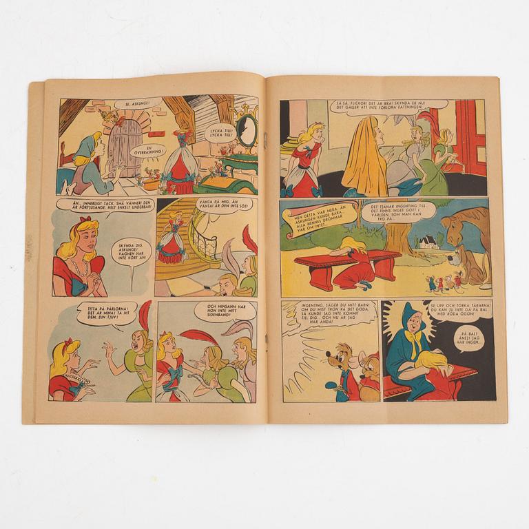 Comic book, "Kalle Anka & Co, Cinderella" No. 11 B - special edition 1950.