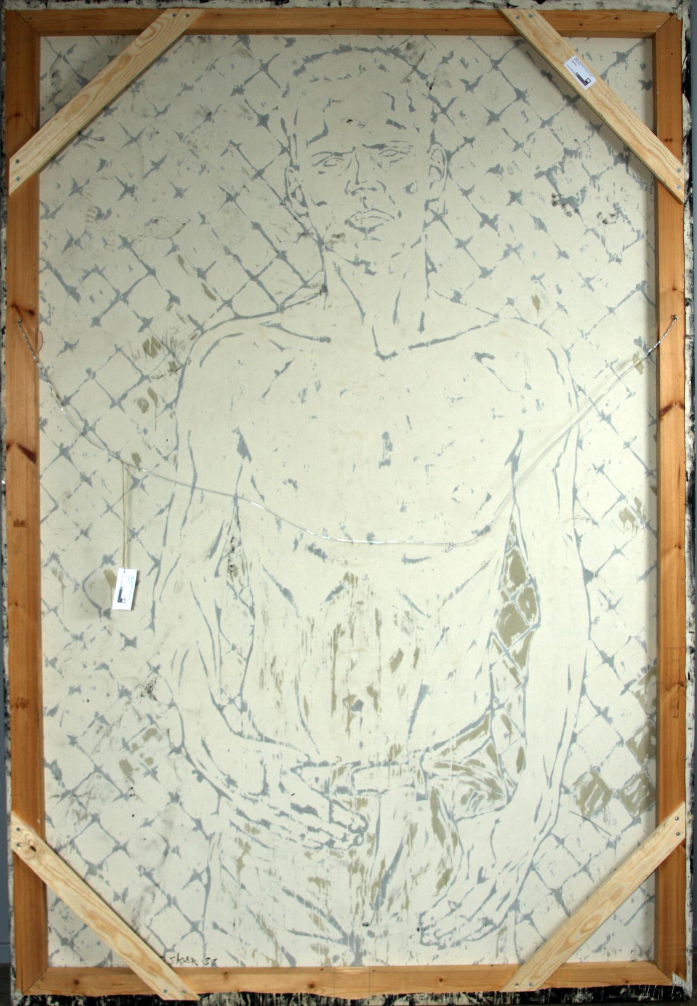 JÓN ÓSKAR, olja på duk, sign o dat 88 a tergo.