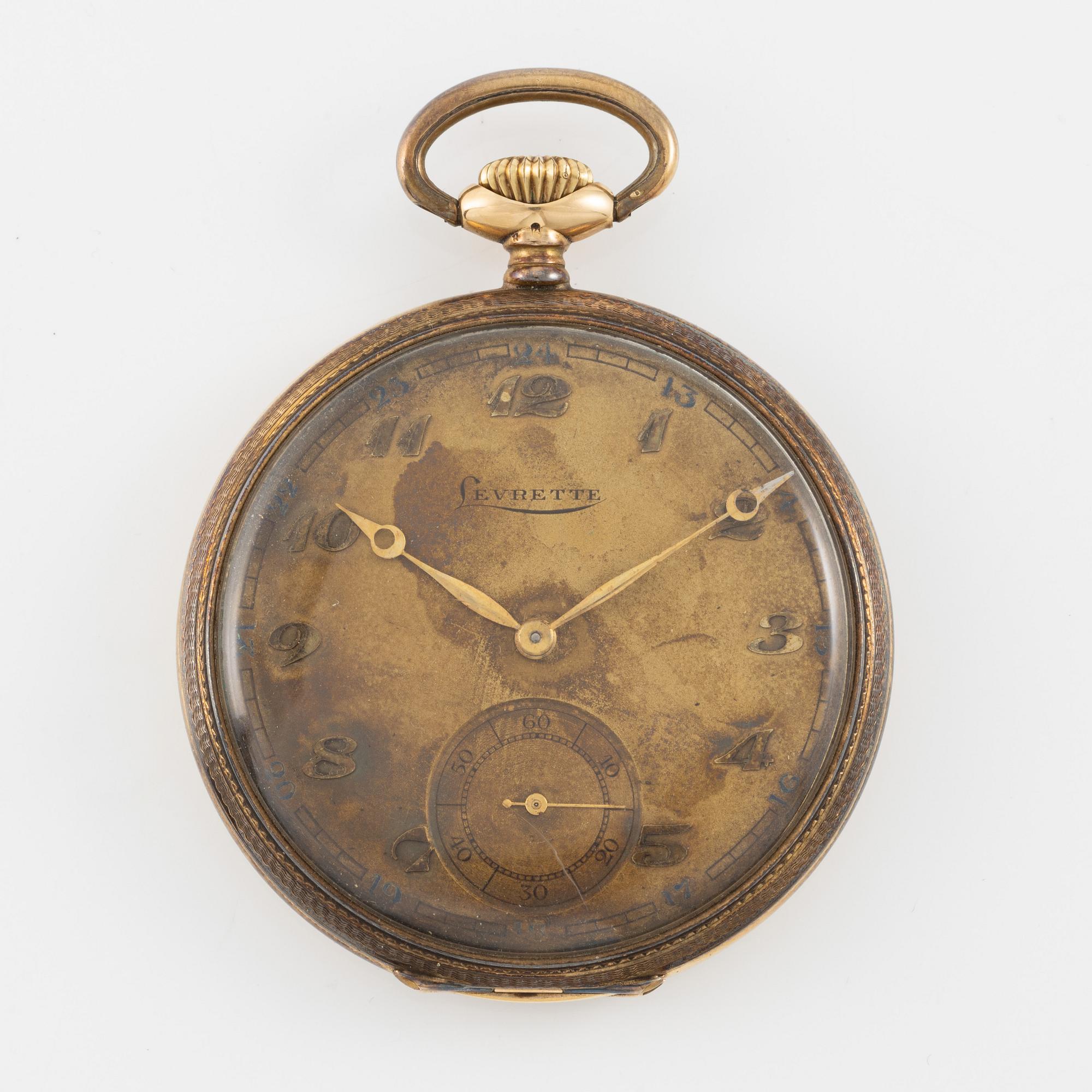 Fickur, 14K, Levrette, 47 mm.