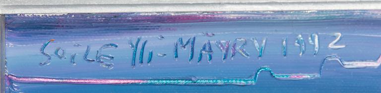 Soile Yli-Mäyry, olja på duk, signerad och daterad 1992.