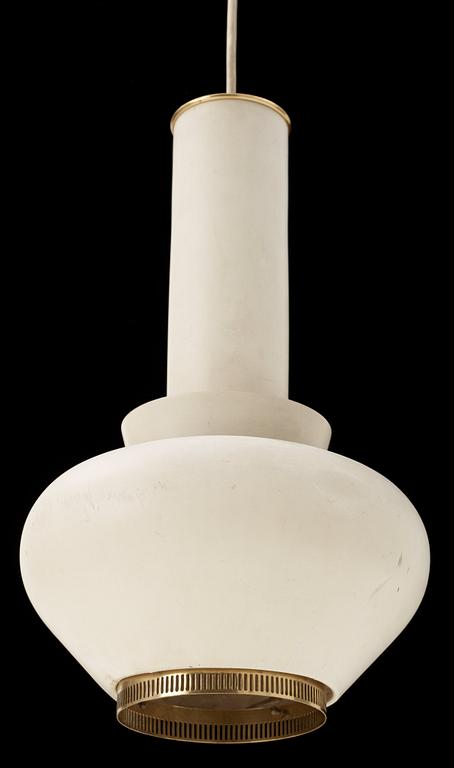 An Alvar Aalto 'A 334' pendant lamp, Valaistustyö Ky, Finland 1950's.