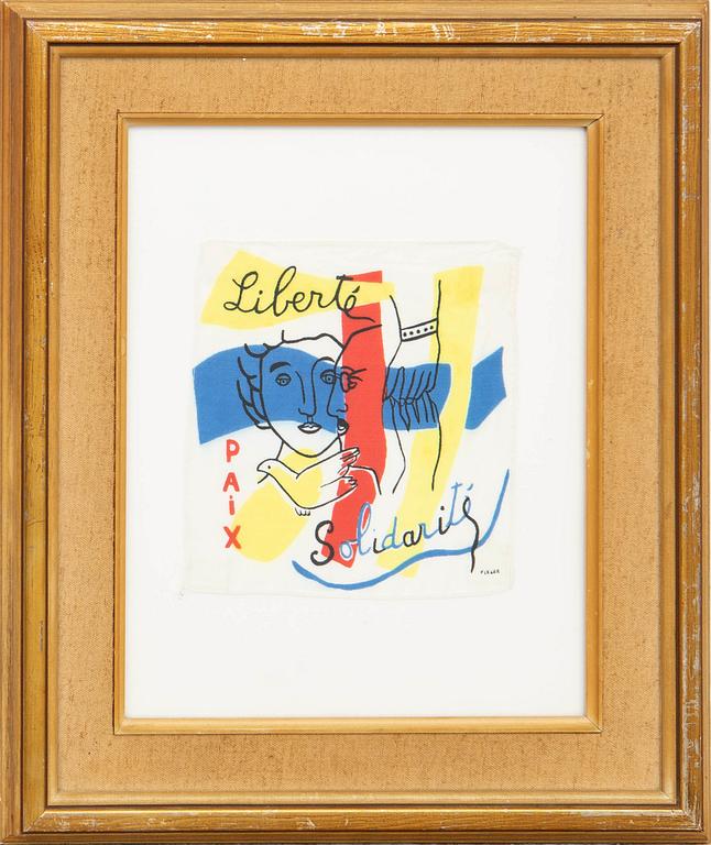 Fernand Léger, "Liberty Peace Solidarity".