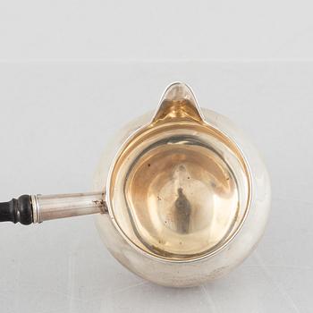 Brandy-pan, silver, Birmingham, England, tidigt 1900-tal.