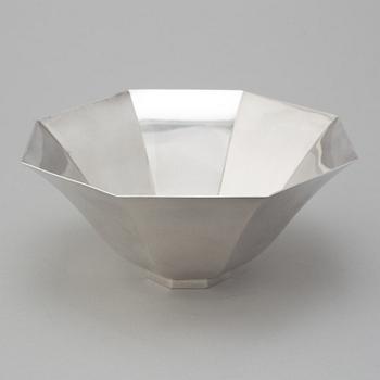 WIWEN NILSSON, skål, sterlingsilver, Lund 1948.