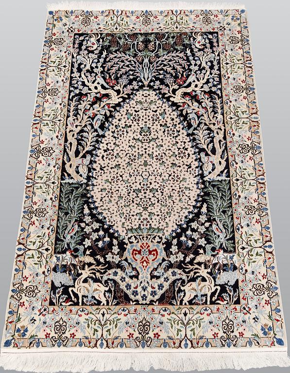 A carpet, Nain, 6LAA, approx. 146 x 89 cm.